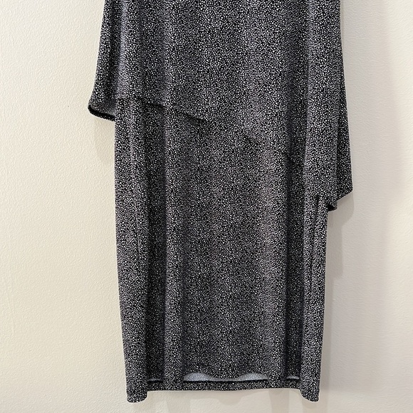 Chico's Black and White Midi Dress - Picture 5 of 13